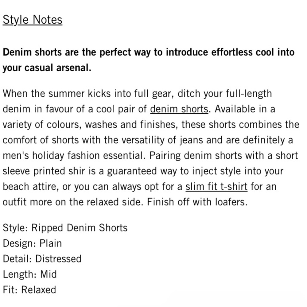Boohoo Man Relaxed Fit Rigid Multi Rip Denim Shorts - Picture 14 of 15